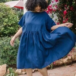 Tradlands Nico Dress, Blue, Small